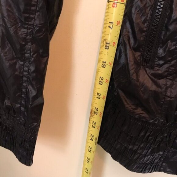 Mackage PERLA Packable Rain Jacket Hoodie Trench Zip Pocket Bag Lightweight Coat - Picture 5 of 16